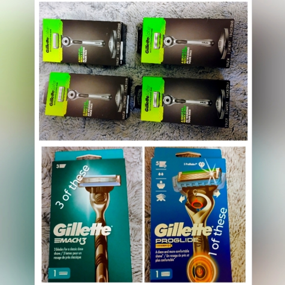 8 Gillette men's razor kits